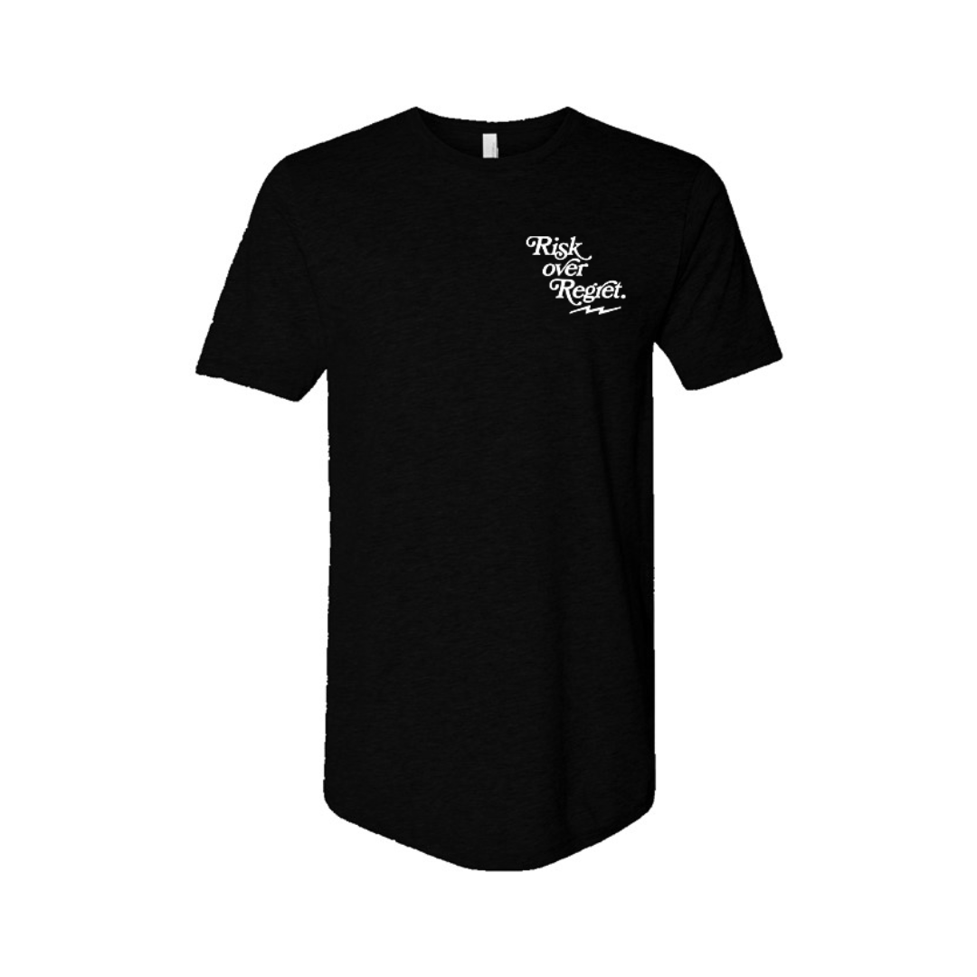 Risk Over Regret Long Body Tee