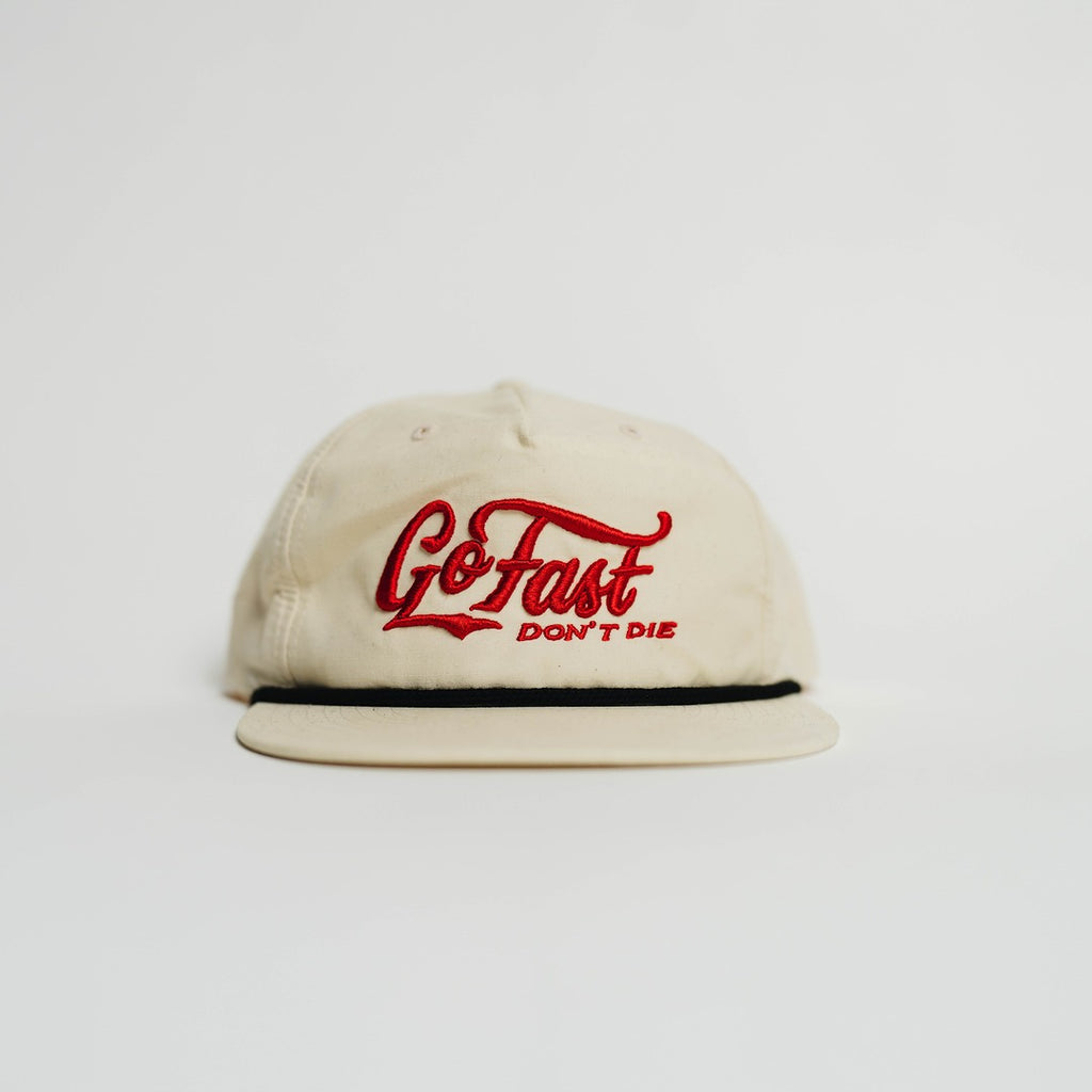 Go Fast Dont Die Script Gramps Hat Cream