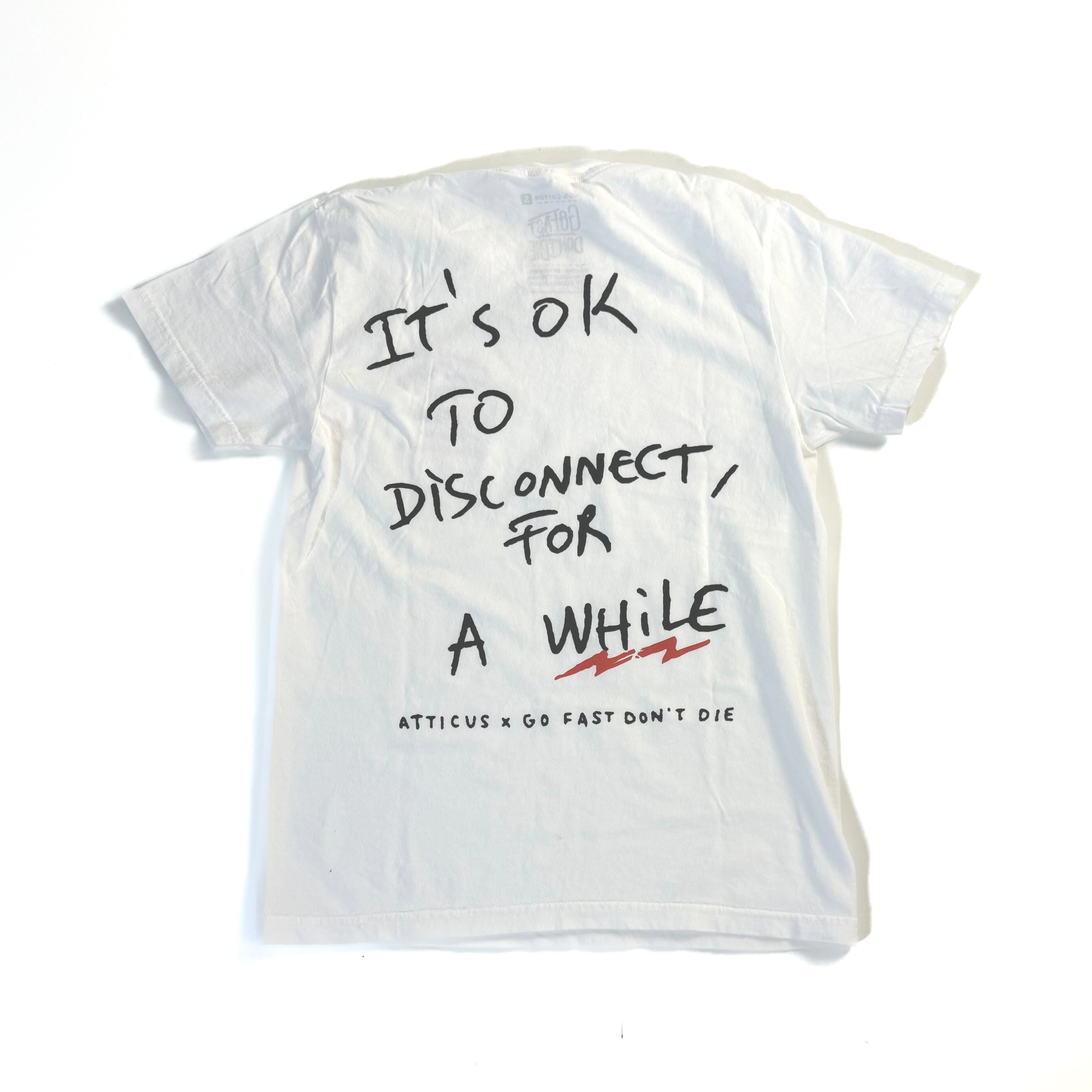 RULE THE FATE DUSTY TYPE TEE サイズ1 GFDD X ATTICUS It's Okay To Disconnect Heavyweight Tee - Black