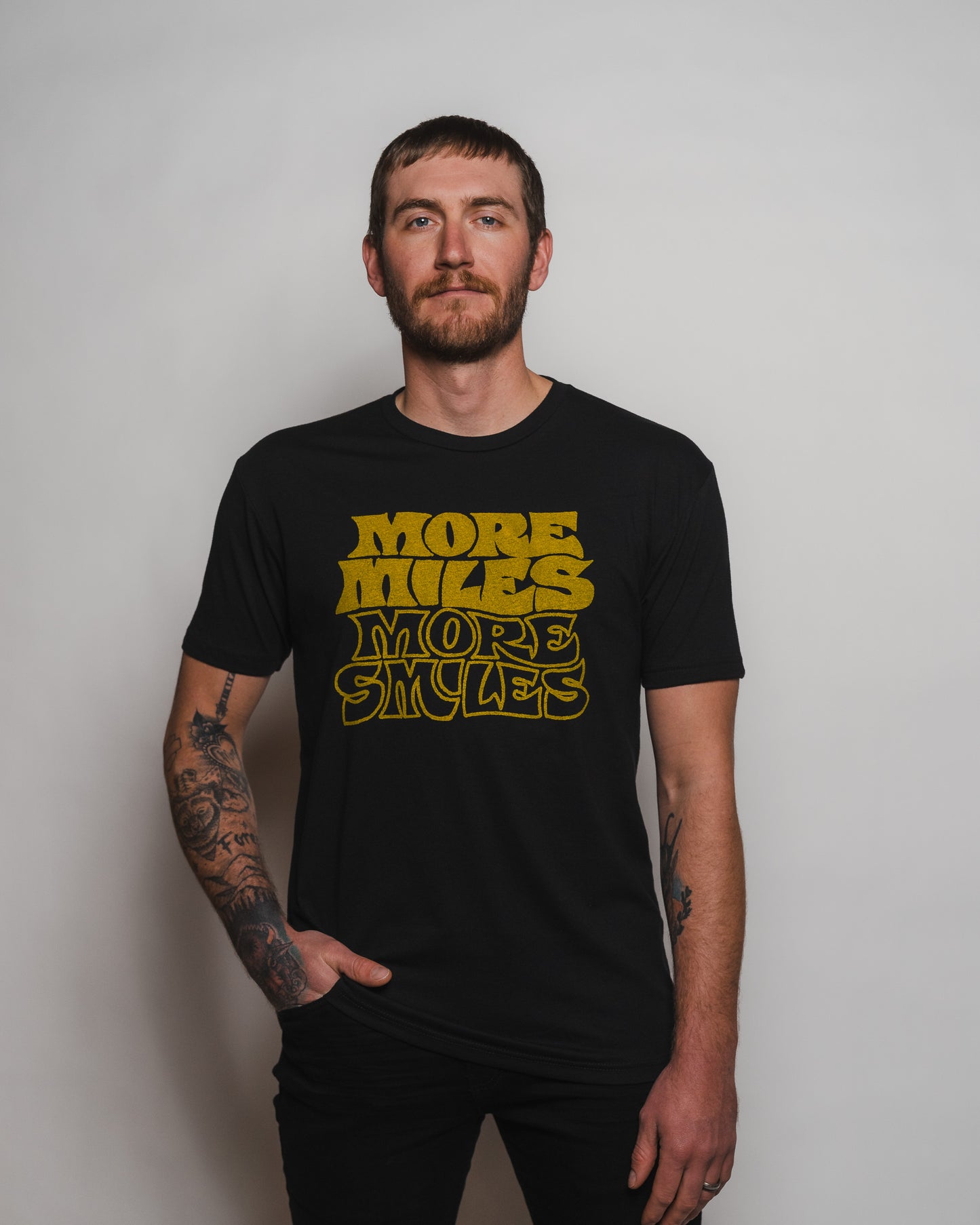 More Miles More Smiles Tee - Black Friday