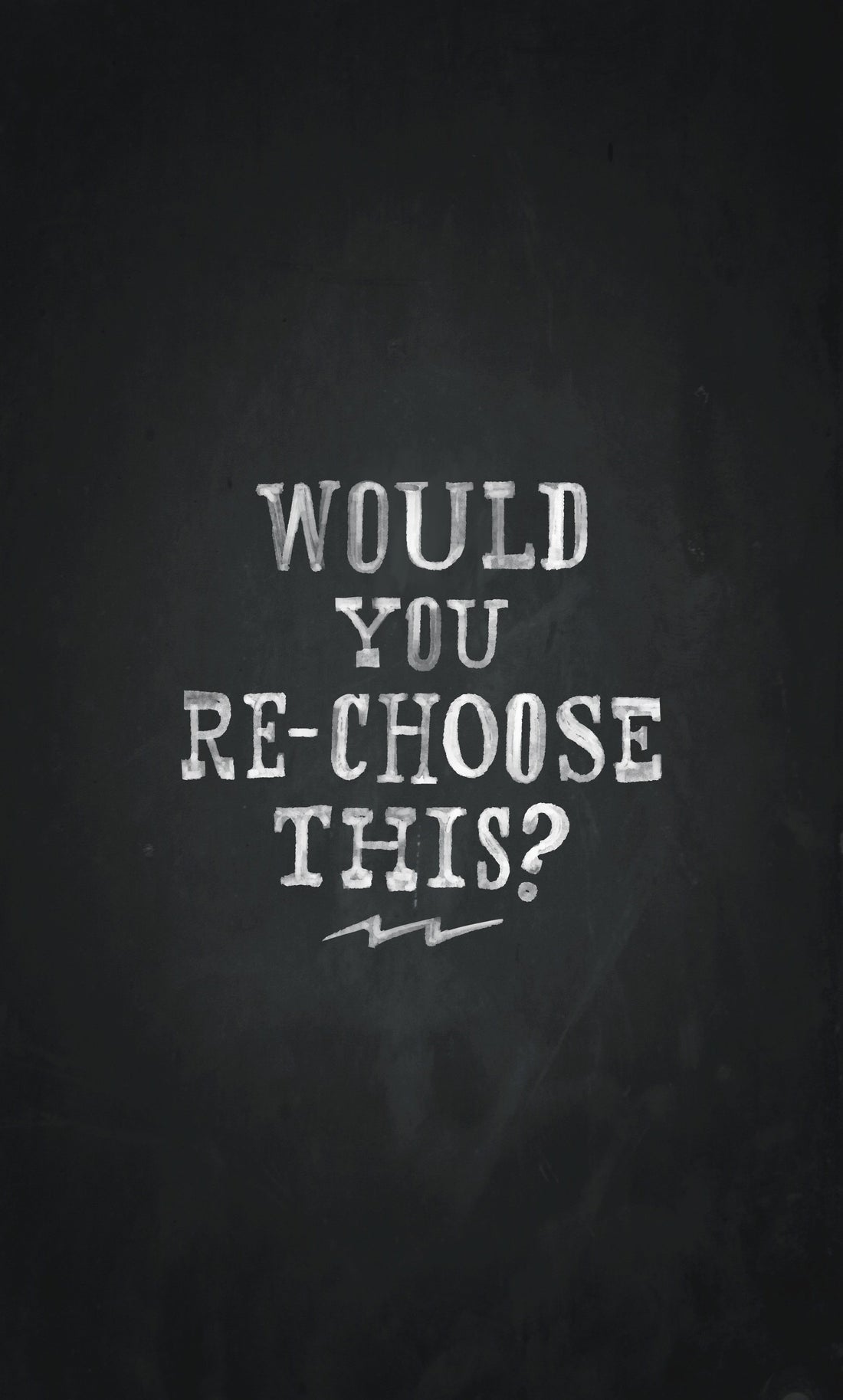 "Would you re-choose this?..."  🏁 On Any Sundays