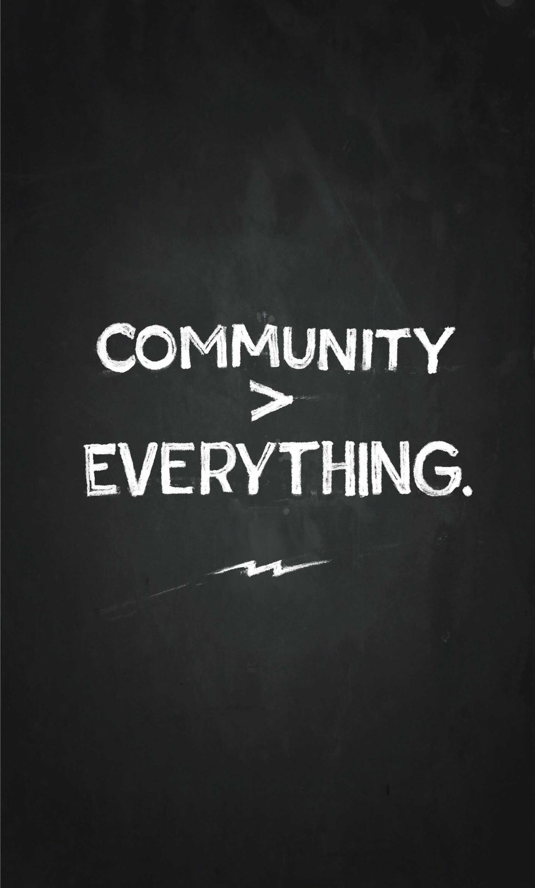 "Community > Everything..."  🏁 On Any Sundays