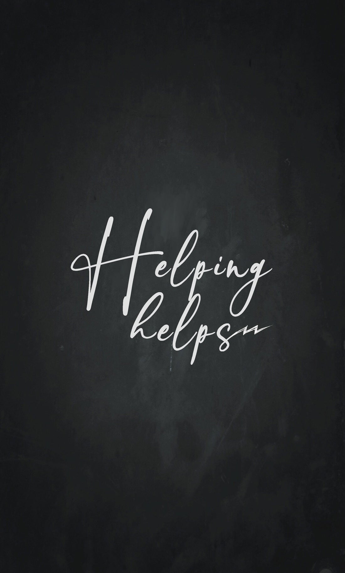 "Helping helps" 🏁 On Any Sundays