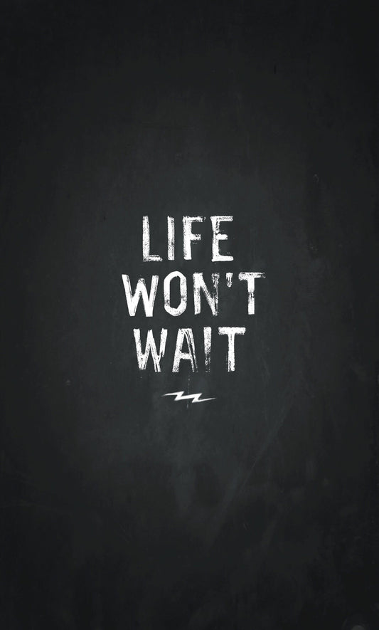 "Life won't wait" 🏁 On Any Sundays