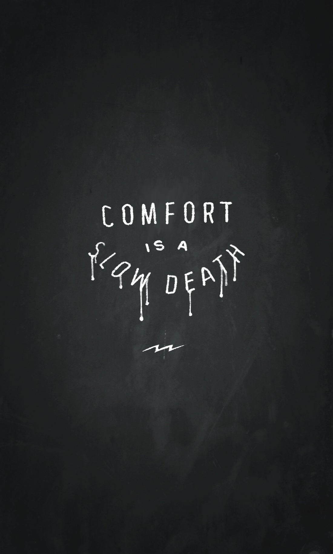 "COMFORT IS A SLOW DEATH..."  🏁 ON ANY SUNDAYS