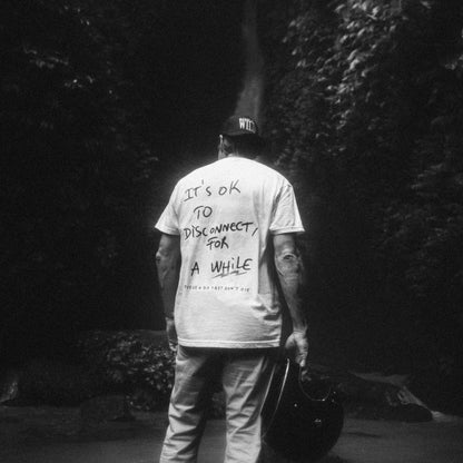 GFDD X ATTICUS It's Okay To Disconnect Heavyweight Tee - Black Friday