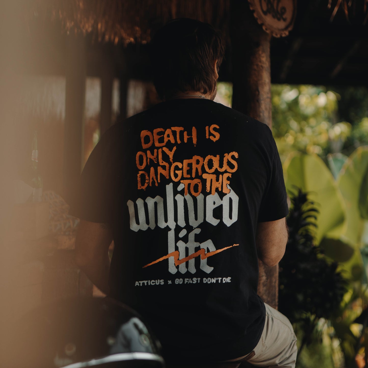 GFDD X ATTICUS Unlived Life Heavyweight Tee - Black Friday