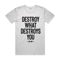 Destroy What Destroys You Street Tee White
