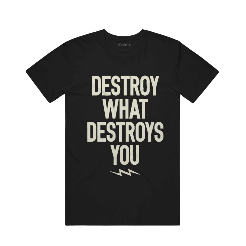 Destroy What Destroys You Street Tee Black