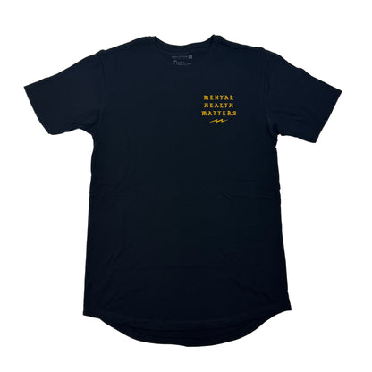 Mental Health Matters Long Body Tee - Black Friday