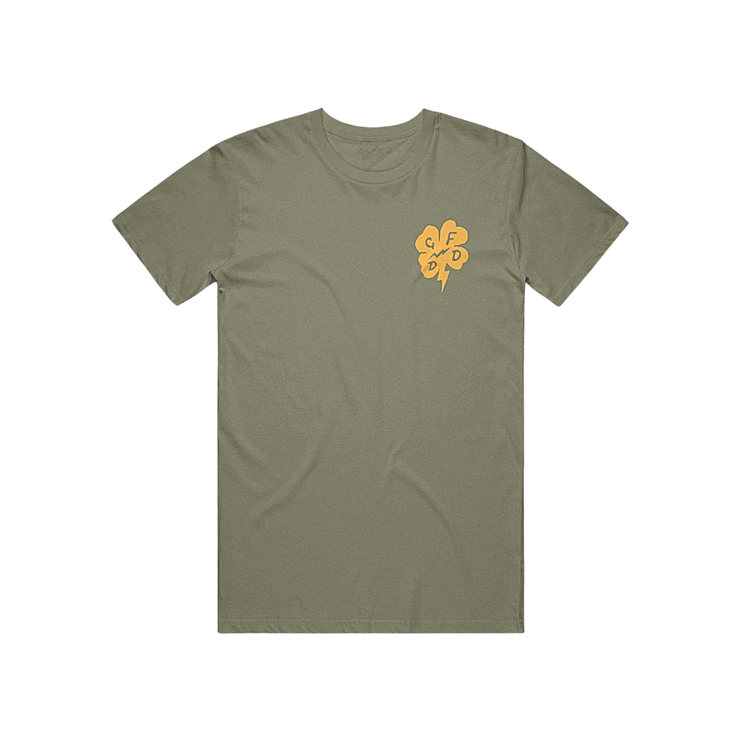 GRINDLODGE Tシャツ Lucky Gold グレー Lucky GFDD Irish Blessings 2.0 Tee – Go Fast Don't Die