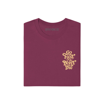 Good Things Come To Those Who Ride Tee Maroon