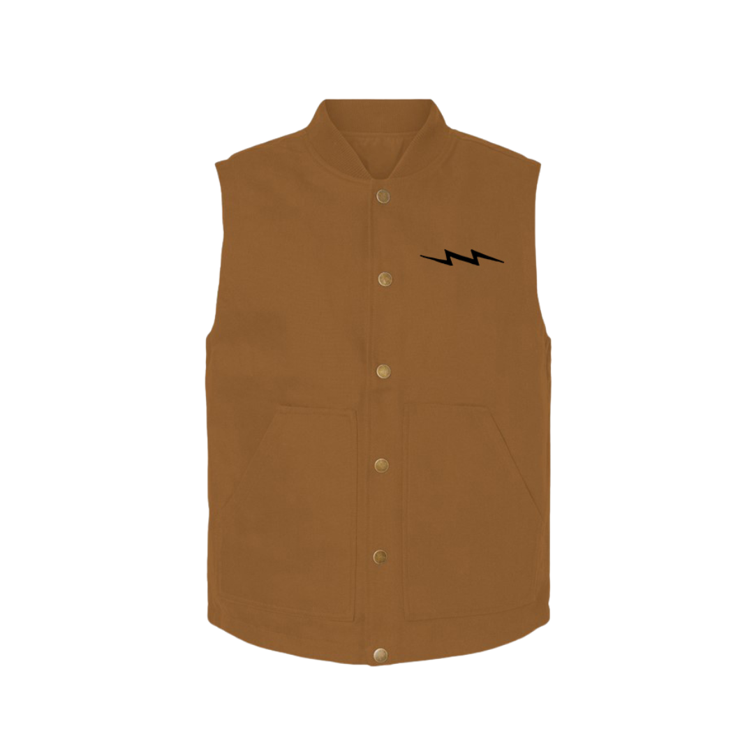 GFDD Varsity Insulated Canvas Vest Saddle – Go Fast Don't Die