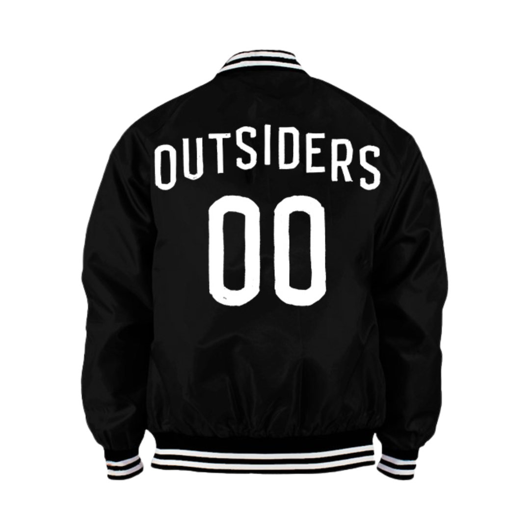 Outsiders Street Team Varsity Bomber Jacket – Go Fast Don't Die