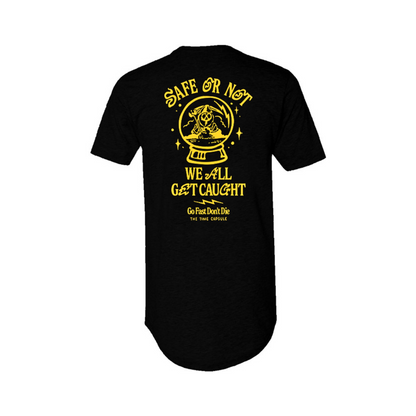 Safe or Not Long Body Tee