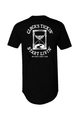 Clock's Tickin' Tee Long Body Black