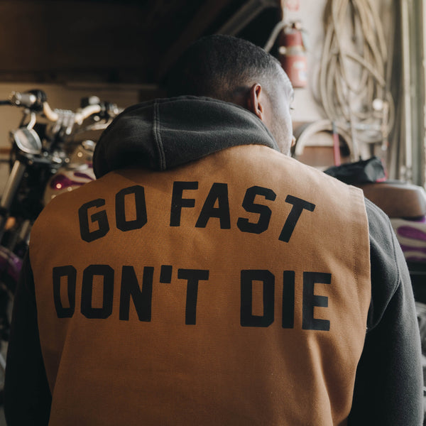 GFDD Varsity Insulated Canvas Vest Saddle