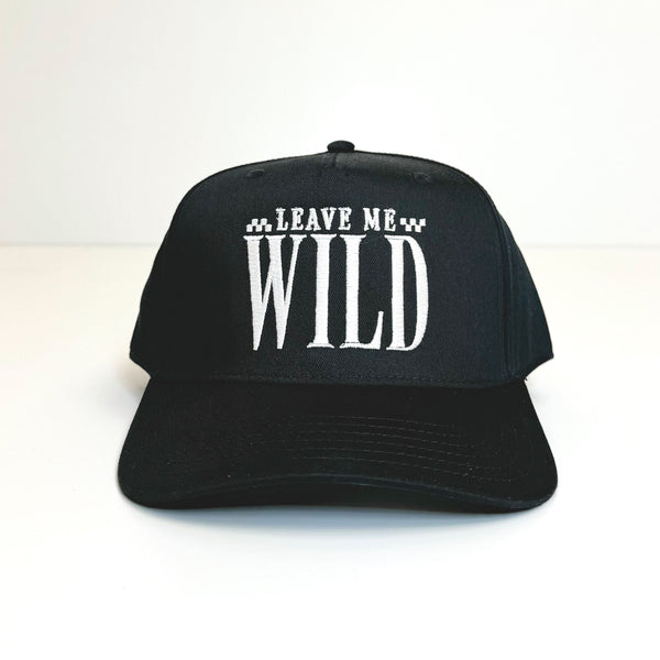GFDD X ATTICUS Leave Me Wild 5 Panel Hat Black – Go Fast Don