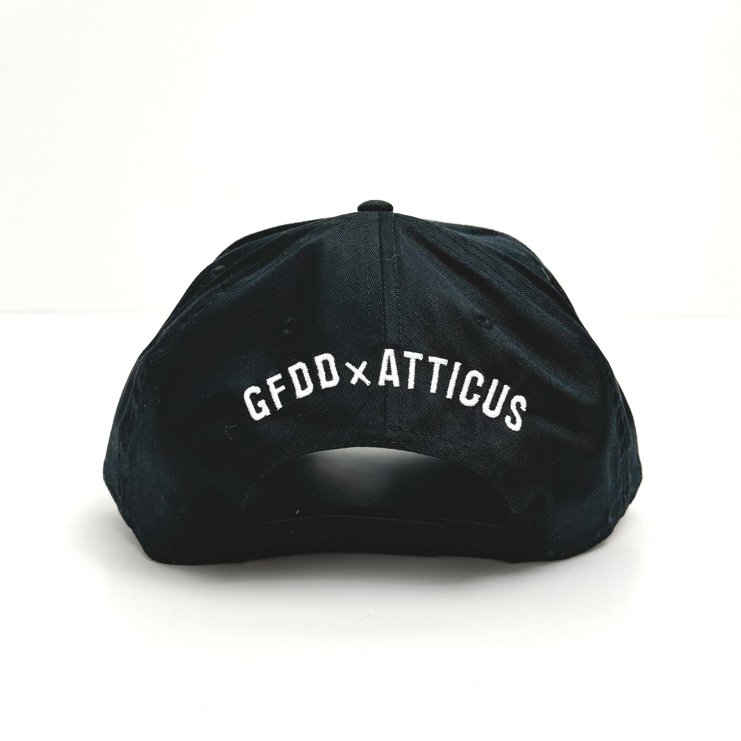 GFDD X ATTICUS Leave Me Wild 5 Panel Hat Black