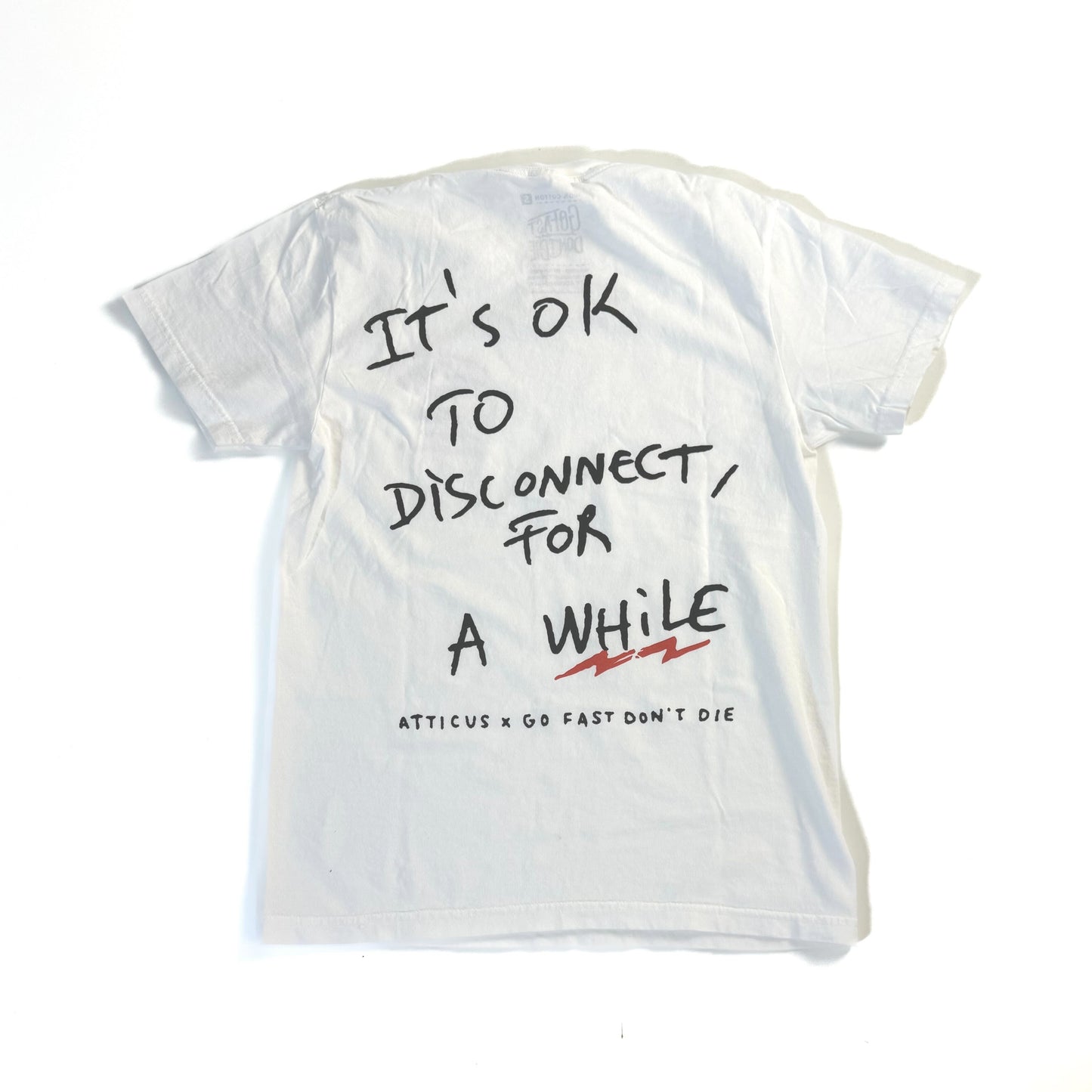 GFDD X ATTICUS It's Okay To Disconnect Heavyweight Tee - Black Friday