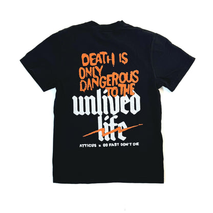 GFDD X ATTICUS Unlived Life Heavyweight Tee - Black Friday