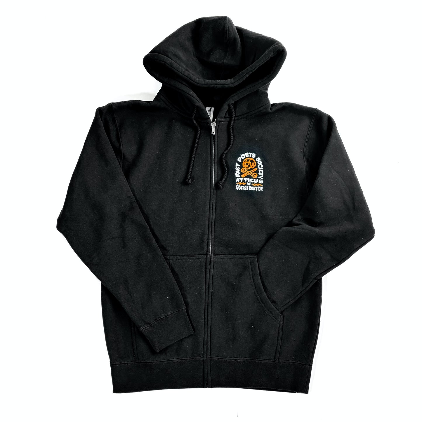 GFDD X ATTICUS Unlived Life Heavyweight Zip Hoodie - Black Friday