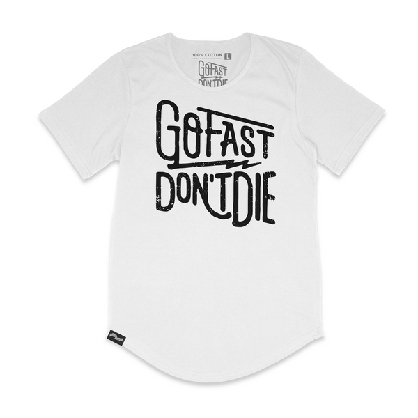 The Original Long Body Tee White