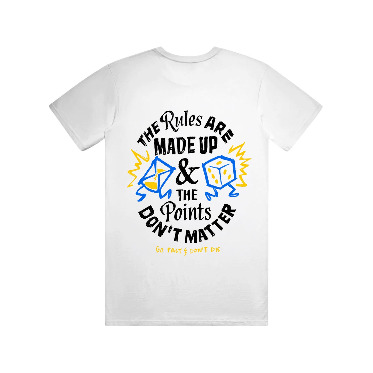 Whose Life Is It Tee - White
