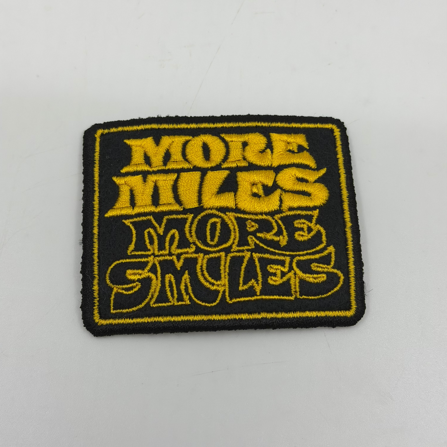 More Miles More Smiles Patch