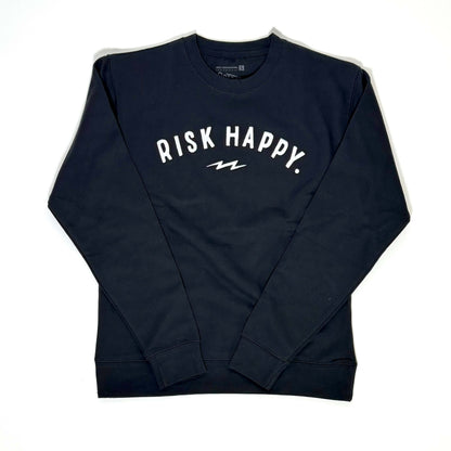 Risk Happy Crewneck Sweatshirt - Black Friday