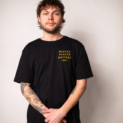 Mental Health Matters Long Body Tee - Black Friday