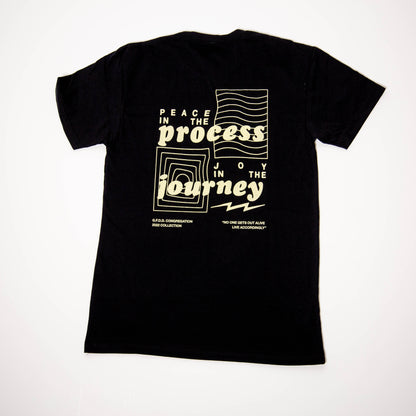 Peace In The Process, Joy In The Journey Tee - Black Friday