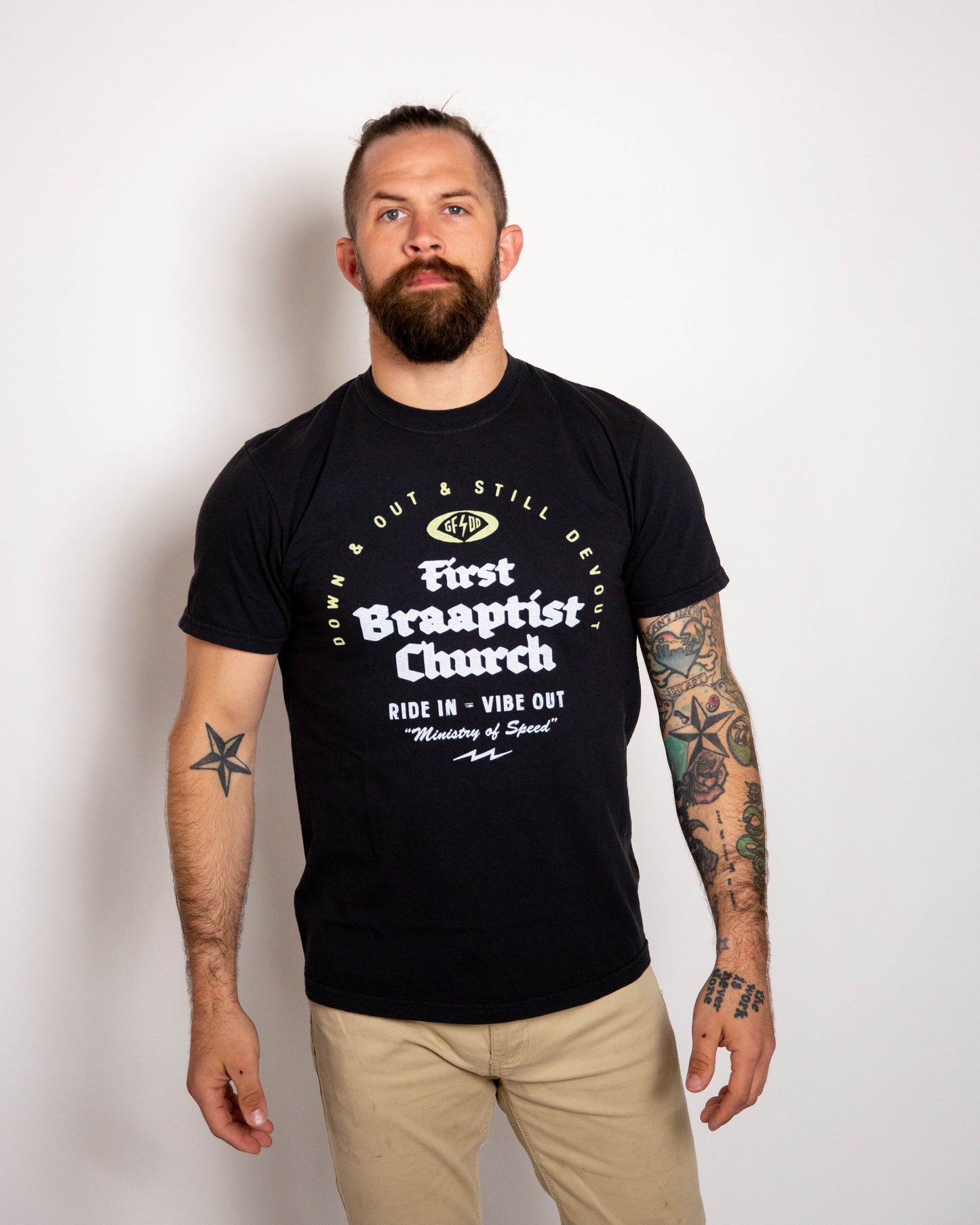 First Braaptist Black Tee - Black Friday