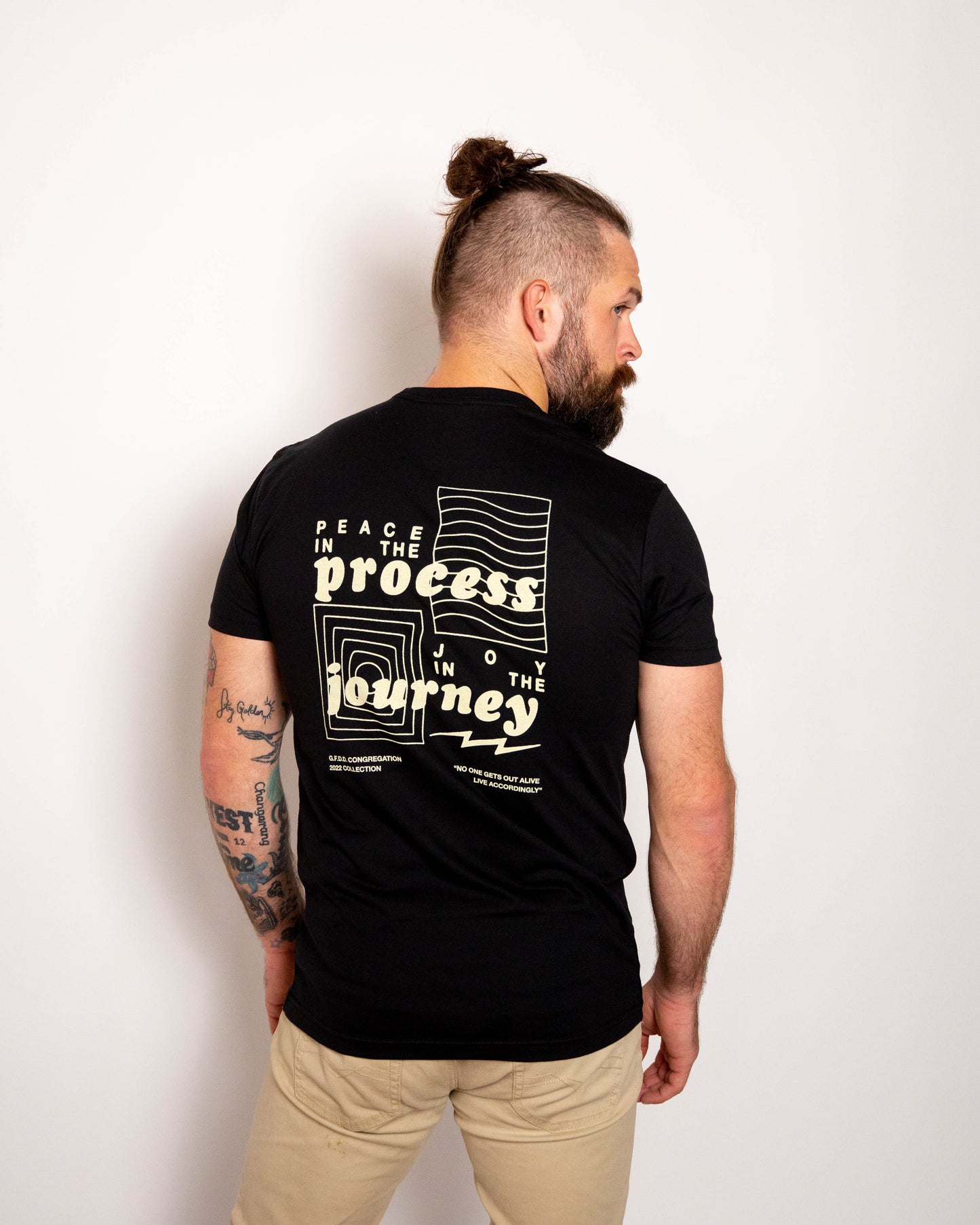 Peace In The Process, Joy In The Journey Tee - Black Friday