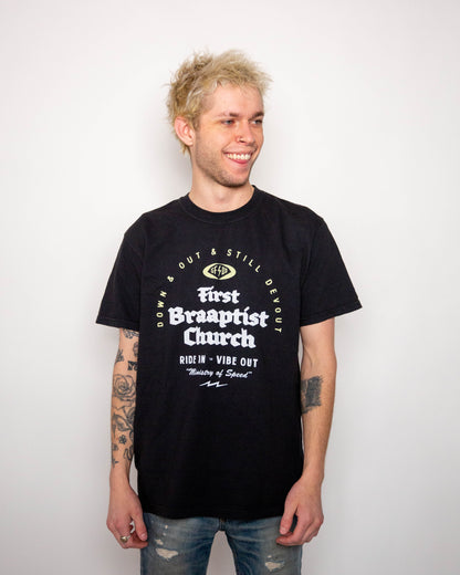 First Braaptist Black Tee - Black Friday