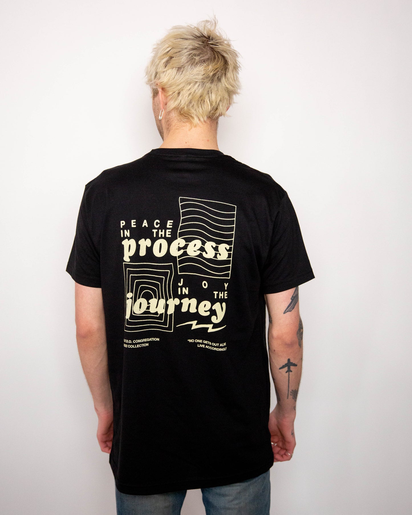 Peace In The Process, Joy In The Journey Tee - Black Friday