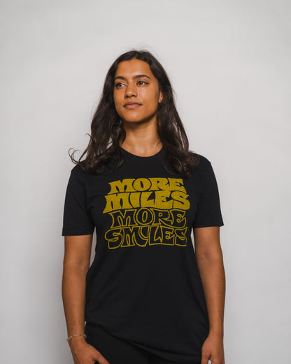 More Miles More Smiles Tee - Black Friday