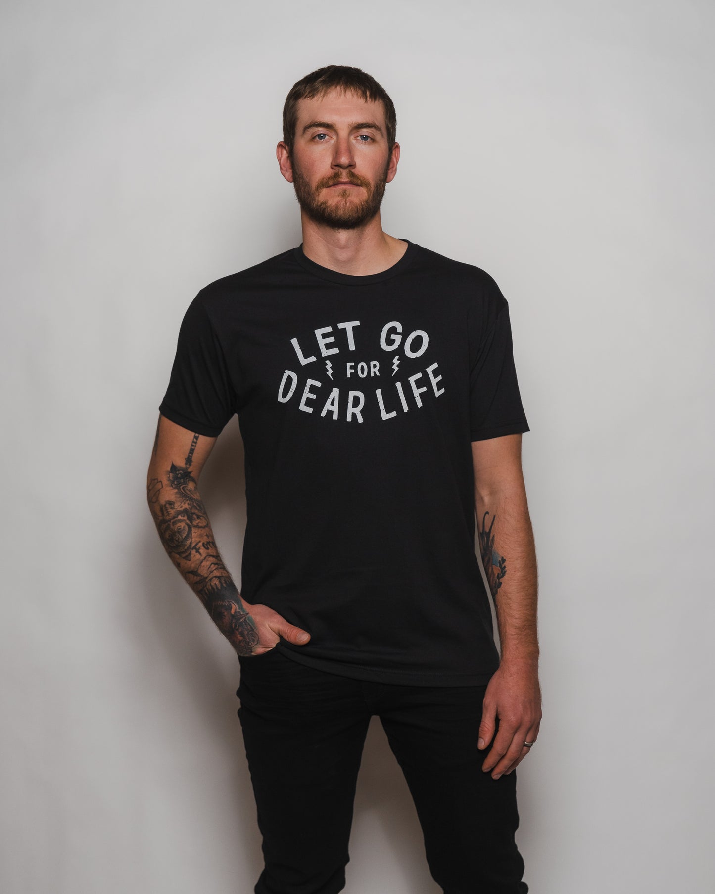 Let Go For Dear Life Tee - Black Friday
