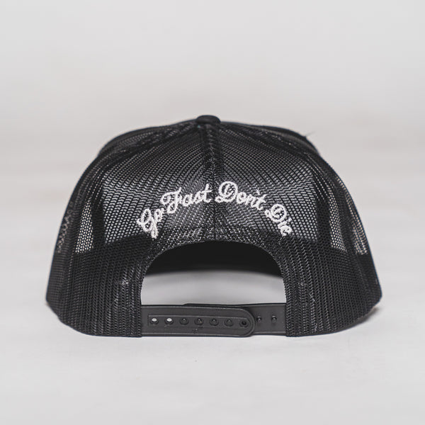 I Love Motorcycles Flat Bill Hat – Go Fast Don't Die