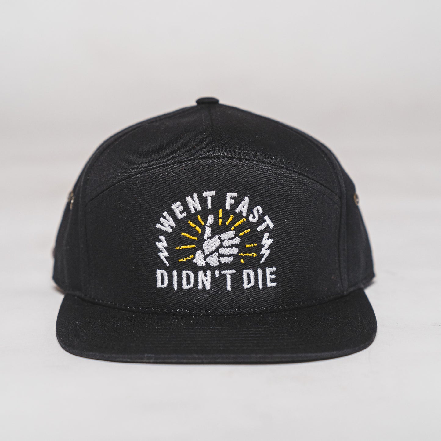 Went Fast Didn't Die 7 Panel Hat