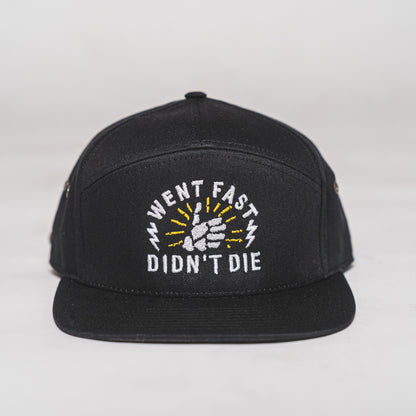 Went Fast Didn't Die 7 Panel Hat
