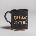 Varsity Go Fast Drink Coffee Mug Black