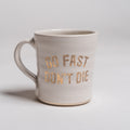 Varsity Go Fast Drink Coffee Mug White