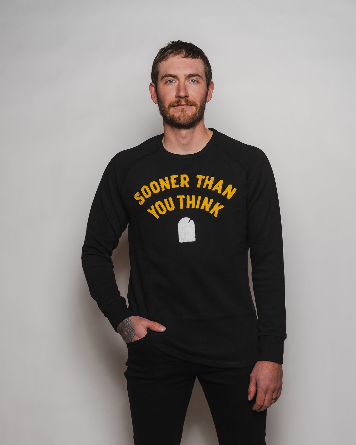 Sooner Than You Think Vintage Moto Jersey - Black Friday