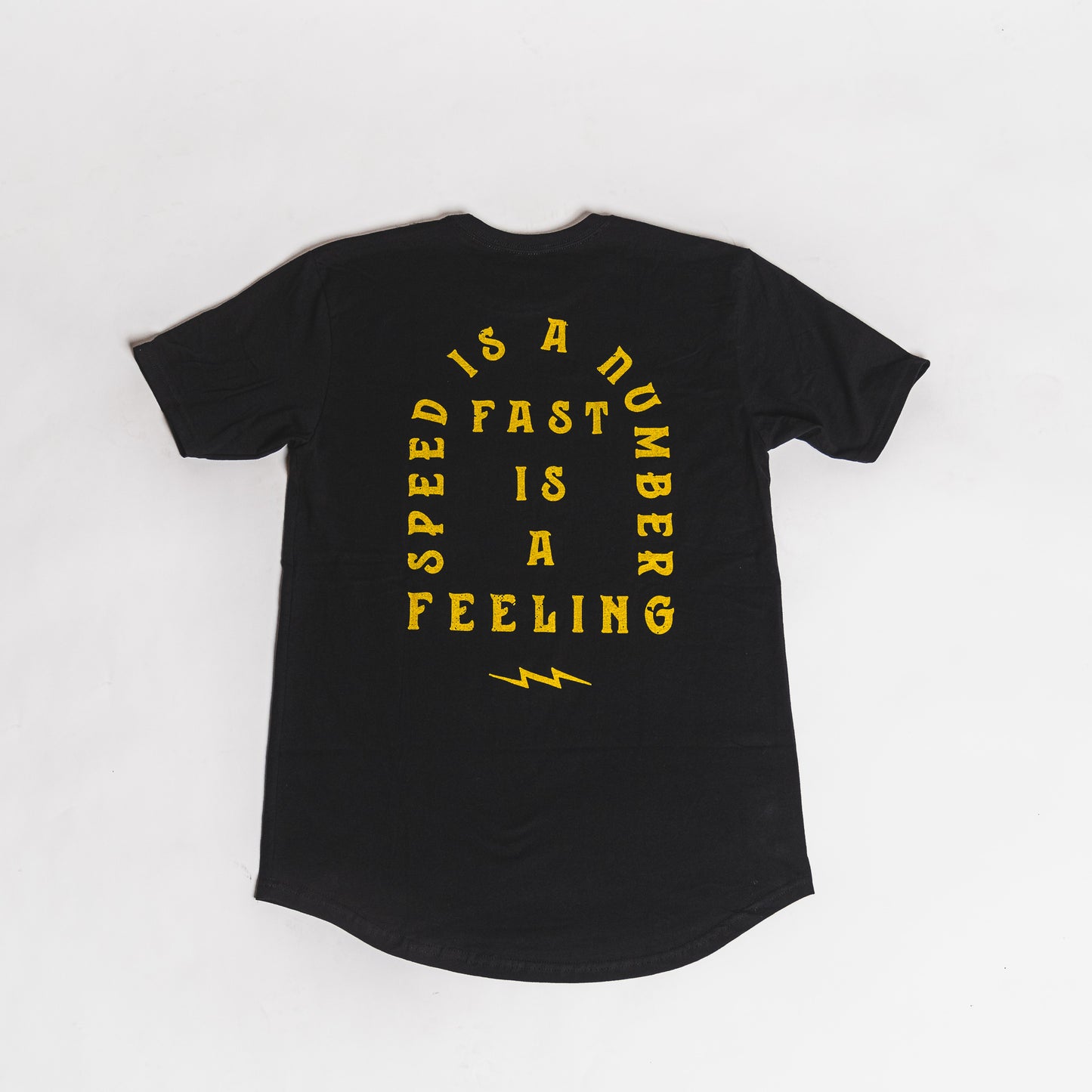Speed Is A Number Long Body Tee - Black Friday