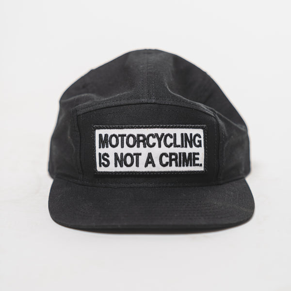 Motorcycling Is Not A Crime 5-Panel Hat
