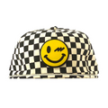 Smile More Checkerboard Hat