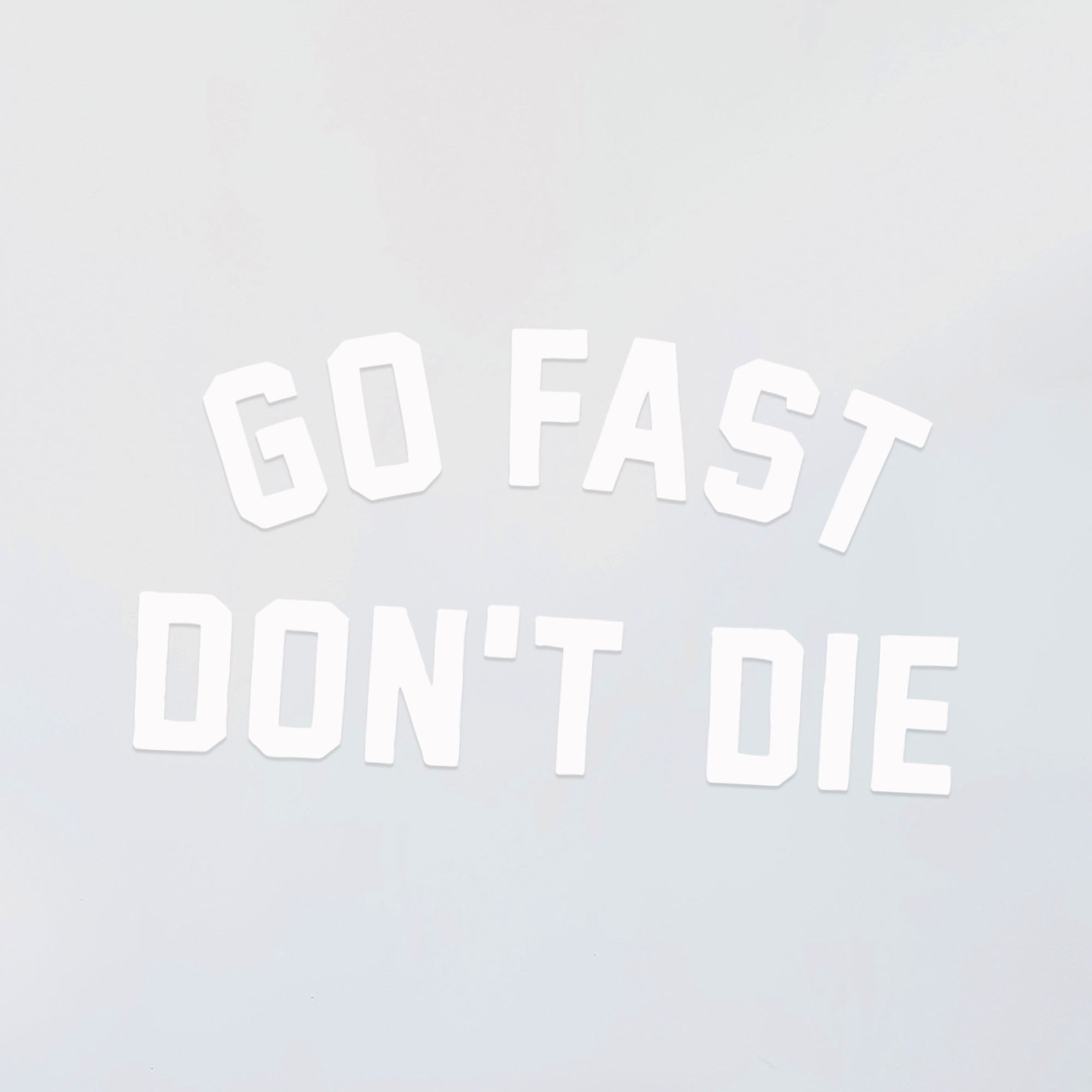 GFDD Blockhead Decal – Go Fast Don't Die