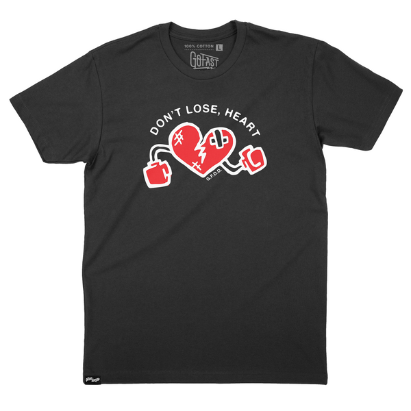 Don't Lose, Heart Tee Black