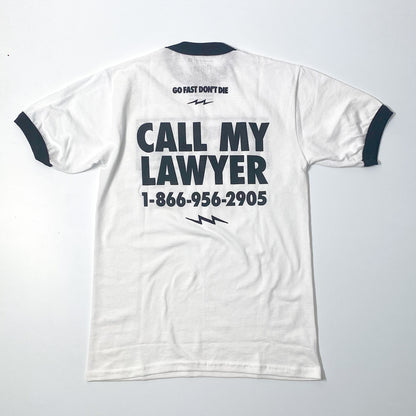 Motorcycling Is Not A Crime Ringer Tee - Black Friday